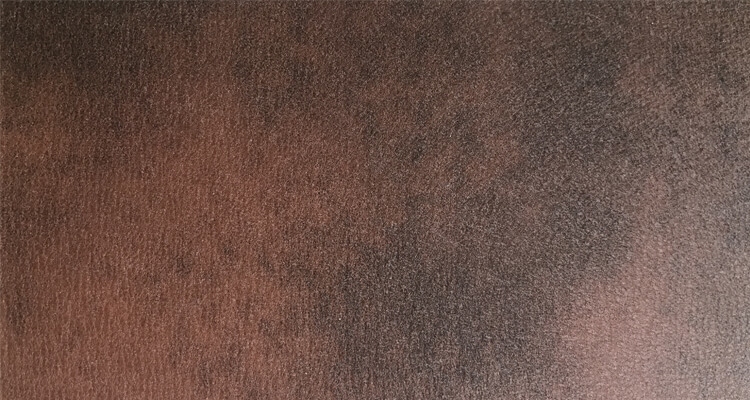 Софит металлический полная перфорация 0,45 Safari Twincolor с пленкой Brown