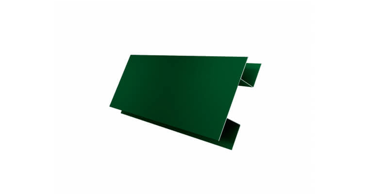 Планка H-образная/стыковочная сложная 75мм Drap RAL 6005 зеленый мох