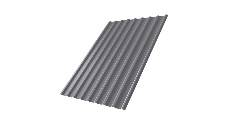 Профнастил С20R 0,5 Satin RAL 7004 сигнальный серый