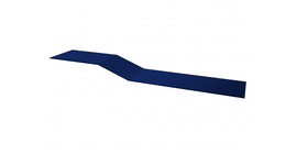 Планка крепежная фальц 0,45 PE с пленкой RAL 5002 ультрамариново-синий