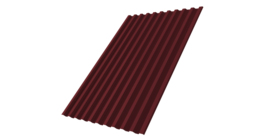 Профнастил С21 R 0.45 PE RAL 3005 красное вино