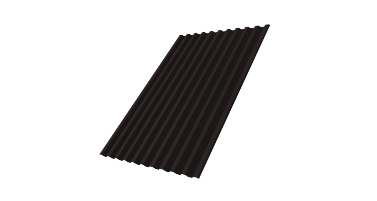 Профнастил С21R 0.45 Drap RAL 9005 чёрный