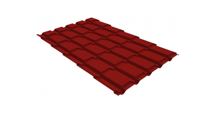 Профиль волновой квадро профи 0,45 Полиэстер RAL 3011 коричнево-красный