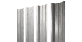 Штакетник П-образный В с прямым резом 0,45 Print Elite Snow Wood TwinColor