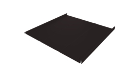 Фальц двойной стоячий Line Grand Line 0,5 PurPro Matt 275 с пленкой на замках RAL 9005 черный