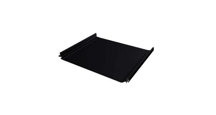 Кликфальц Pro Grand Line 0,5 Rooftop Бархат с пленкой на замках RAL 9005 черный