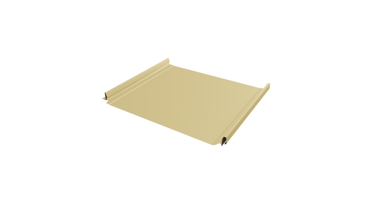 Кликфальц Pro Grand Line 0,45 PE с пленкой на замках RAL 1015 светлая слоновая кость