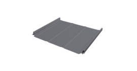 Кликфальц Pro Line Grand Line 0,45 PE с пленкой на замках RAL 7004 сигнальный серый