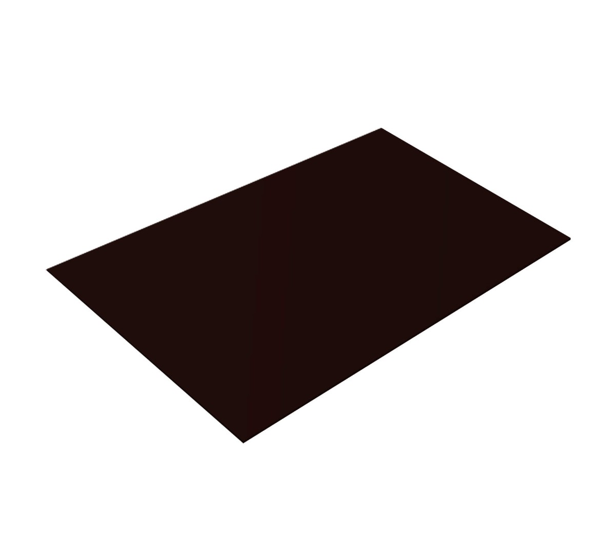 Плоский лист 0,5 Quarzit PRO Matt RR 32 темно-коричневый