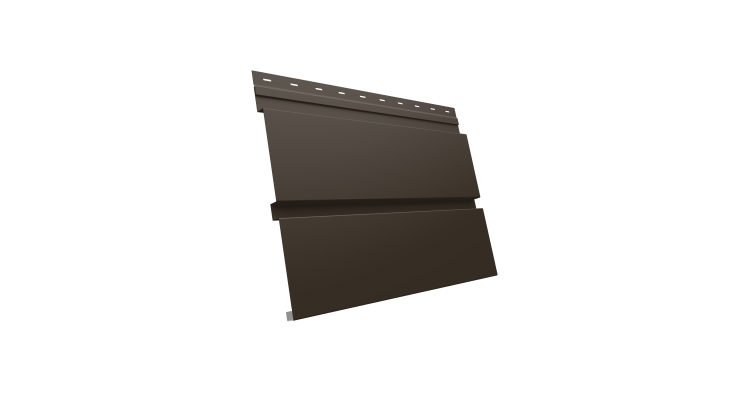 Квадро брус 0.5 Satin с пленкой RR 32 темно-коричневый