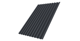 Профнастил С21R Grand Line 0,5 PurPro RAL 7024 мокрый асфальт