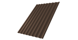Профнастил С20R 0,5 PurPro RR 32 темно-коричневый
