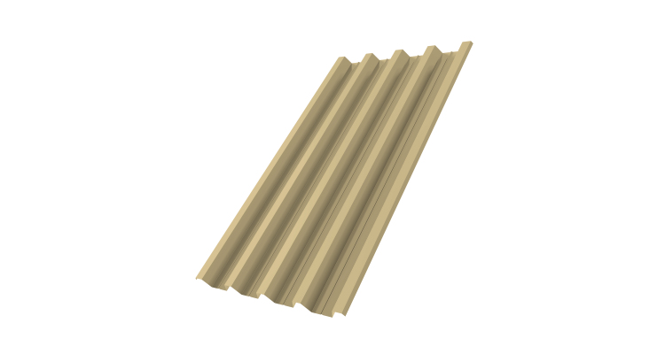 Профнастил Н60R 0.7 PE RAL 1014 слоновая кость