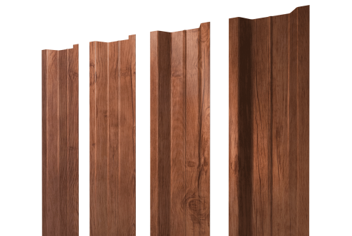 Штакетник П-образный В с прямым резом 0,45 Print Premium Rowan Wood Intense FTC