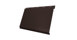 Вертикаль 0,2 gofr 0,5 Satin Matt TX с пленкой RR 32 темно-коричневый