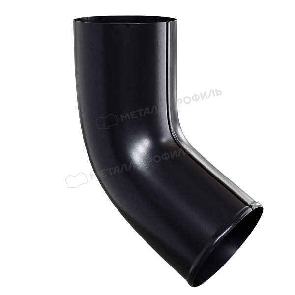 Колено сливное Металл Профиль PURMAN BLACK EDITION D100 RAL 9005