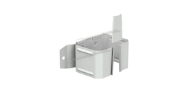 Держатель трубы (на дерево) Металл Профиль БЮДЖЕТ 76х102 RAL 9003