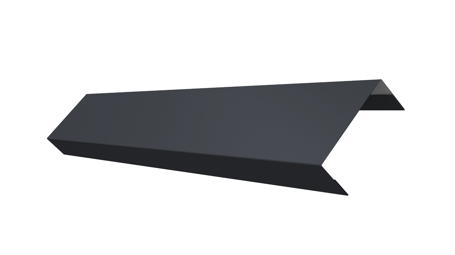 Ламель лицевая 50 забора жалюзи Texas 0.5 Satin с пленкой RAL 7024 мокрый асфальт