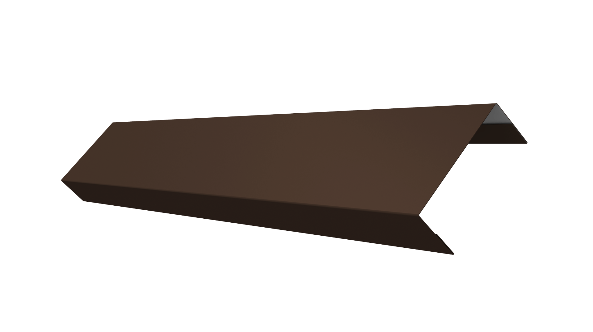 Ламель лицевая 50 забора жалюзи Texas 0.5 PurPro с пленкой RAL 8017 шоколад