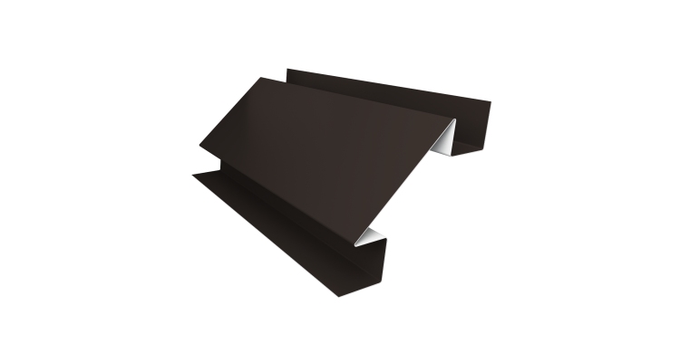 Планка угла внутреннего сложного Экобрус Grand Line 0,5 Satin Matt RR 32 темно-коричневый (2м)