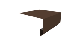 Планка околооконная сложная Экобрус Grand Line 250х75х25 0,5 Satin Matt RAL 8017 шоколад (2м)