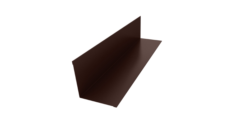 Угол внутренний 110х110 0,45 Drap TwinColor RAL 8017 шоколад (3м)