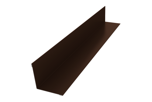 Угол внутренний 30х30 0,45 Drap TwinColor RAL 8017 шоколад (2м)