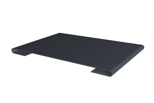 Планка стыковочная 0,45 Drap TwinColor RAL 7024 мокрый асфальт (3м)