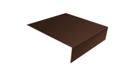 Планка лобовая/околооконная простая 190х50 0,5 Satin Matt RAL 8017 шоколад (2м)