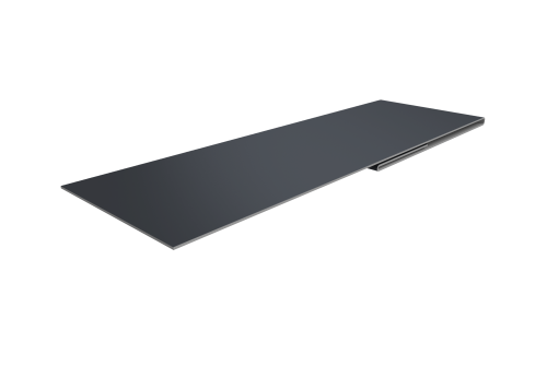 Планка финишная 48х25 0,5 Satin Matt RAL 7024 мокрый асфальт (2м)