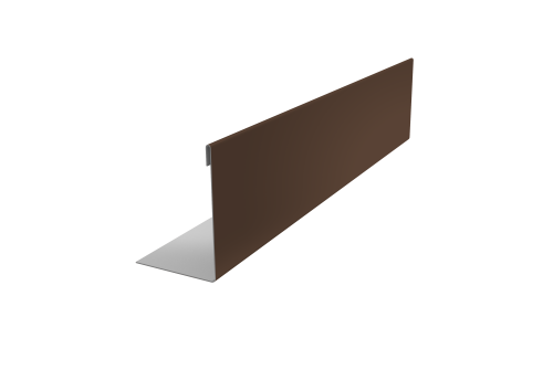 Нащельник 125 Texas 25х35 0,7 PE RAL 8017 шоколад (L2,0)