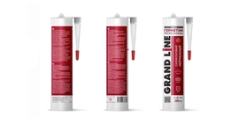 Герметик Grand Line Professional кровельный силиконовый нейтральный 280мл RAL 7024 мокрый асфальт
