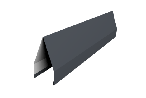 Ламель забора жалюзи Tokyo 0,5 PurLite Matt с пленкой RAL 7024 мокрый асфальт