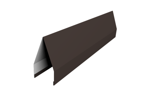 Ламель забора жалюзи Tokyo 0,5 PurLite Matt с пленкой RR 32 темно-коричневый