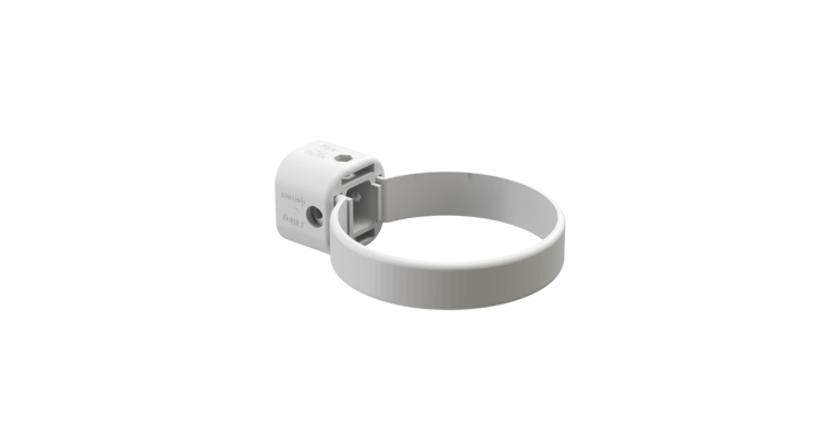 Хомут универсальный для водосточной трубы LUX, пломбир