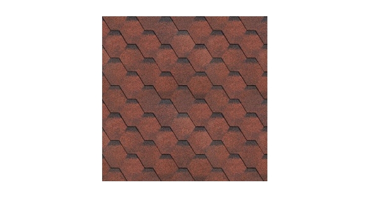 Черепица гибкая Технониколь Финская Соната красный